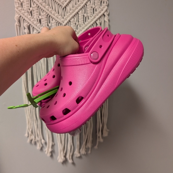 Crocs Crush clogs Size 7 Hot Pink Bnwt - Picture 7 of 8